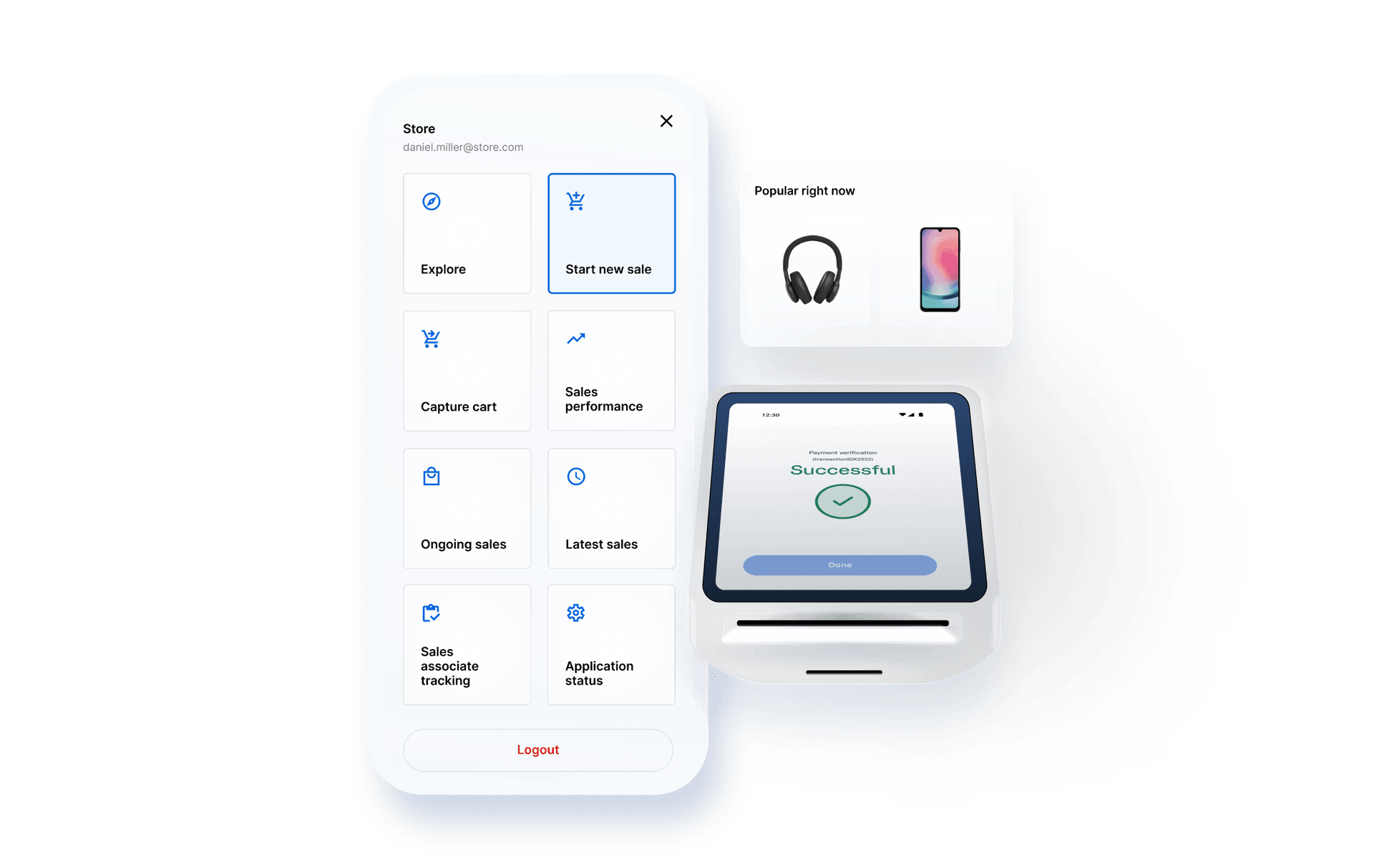 All inventory and customer data in the palm of your sales associate