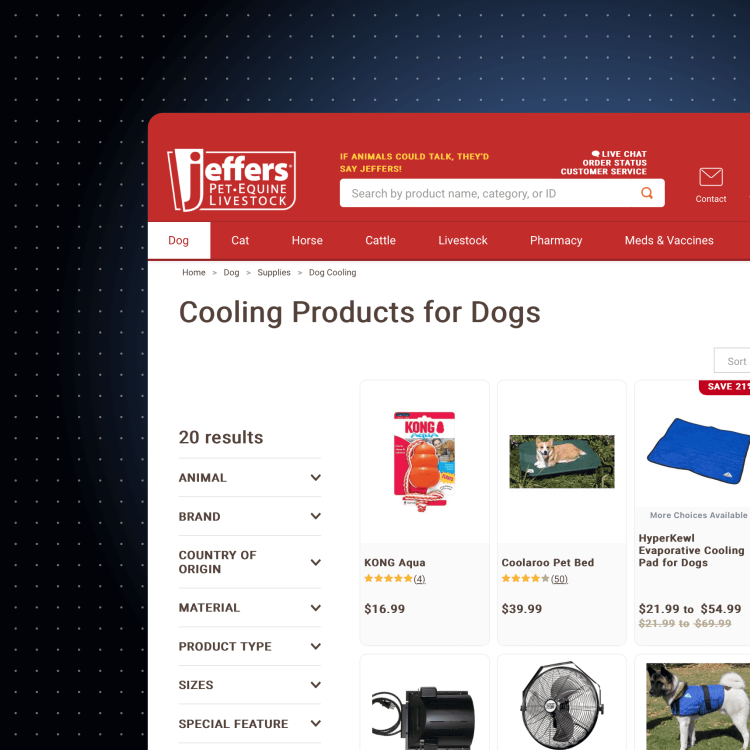 Client Case Jeffers Pet